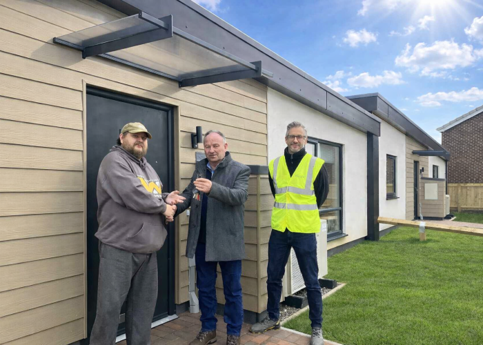First tenants move into new HUSK bungalows in Amble