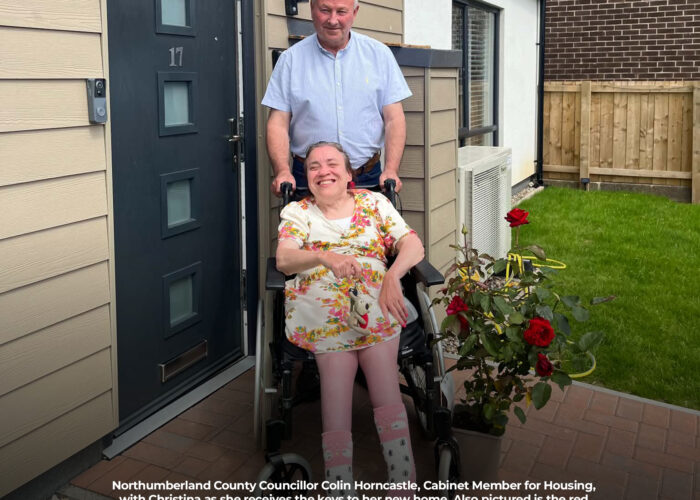 Final tenant moves into Amble’s innovative affordable bungalow scheme